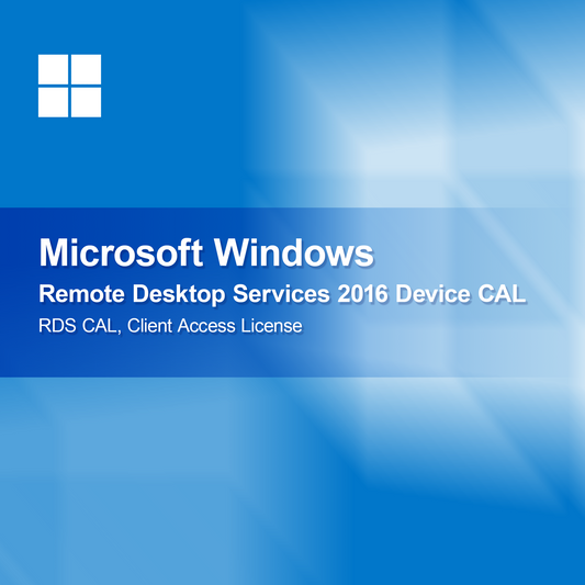 Microsoft Windows Remote Desktop Services 2016 Device CAL, RDS CAL, Client Access License